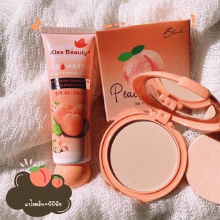 แป้งตลับ Peach BB Powder