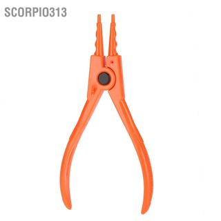 Scorpio313 ชุดเครื่องมือเจาะร่างกาย จมูก หู คีม เข็ม พร้อมแหวนสตั๊ด 7 ชิ้น