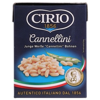 ซิริโอ ถั่วขาวในน้ำเกลือ Cirio Cannellini White Beans 380g