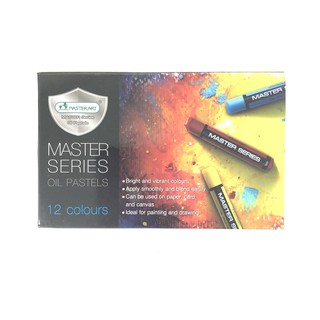 สีชอล์ค [มาสเตอร์อาร์ต] Master Art สูตรน้ำมัน 12สี