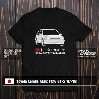 เสื้อเบลาส์ - โตโยต้าโคโรลล่าAE82FX16GTS8788เสื้อยืดผู้ชายเทรนด์ร้อนแรง861999