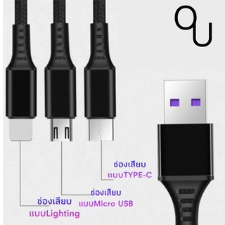 Quool | RP Charger 3 in 1 USB-C / Micro USB / Lighting รับประกัน 1 ปี