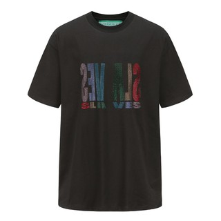 PCCVISION SLAVES Rhinestone tee (BLACK)