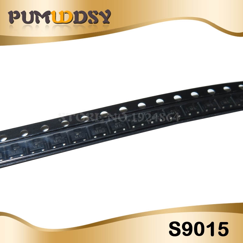 ทรานซิสเตอร์ Ic 100 Smd Triode S 9015 M 6 45 V 0 . 1 A / Pnp Sot 23
