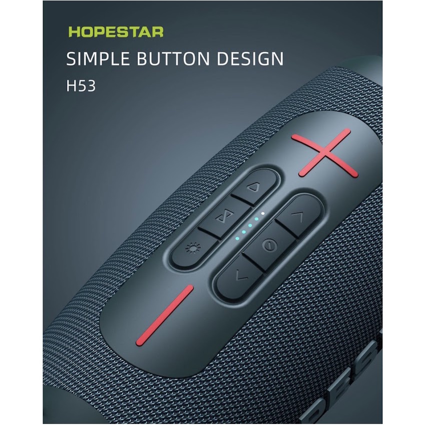 2022ใหม่ล่าสุด Hopestar H53 ลำโพงบลูทูธ แบบพกพา เสียงดี เบสแน่น พร้อมไฟ ...