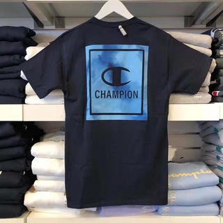 Champion เสื้อยืดลําลอง คอกลม แขนสั้น พิมพ์ลาย สําหรับผู้ชาย