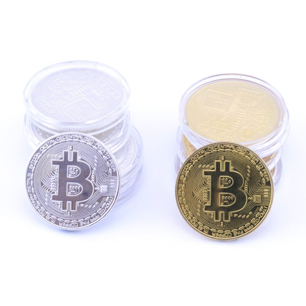 Bitcoin Collectible Coin(GoldSilver Plated) Protective Case - toara ...