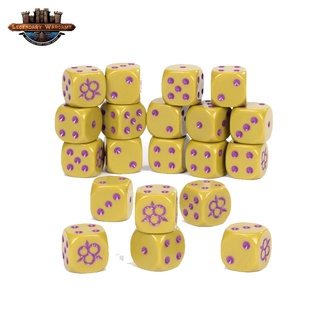 [พร้อมส่ง]WARHAMMER:AGE OF SIGMAR: MAGGOTKIN OF NURGLE DICE ลูกเต๋า