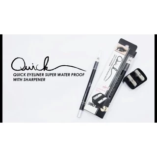 ♦️ของแท้·ส่งด่วน·ถูก♦️Meilinda Quick Eyeliner Super Water Proof #MD3057 : เมลินดา อายไลเนอร์ + กบเหลา x 1 ชิ้น dayse