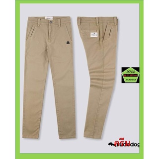 Rudedog กางเกงขายาวชาย ขาปล่อย รุ่น Iron chino สีครีม