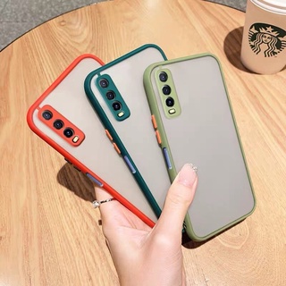 Case Vivo Y12S / Y12A / Y120 เคสโทรศัพท์ วีโว่ เคสกันกระแทก ปุ่มสีผิวด้าน กันรอยกล้อง ขอบนิ่มหลังแข็ง