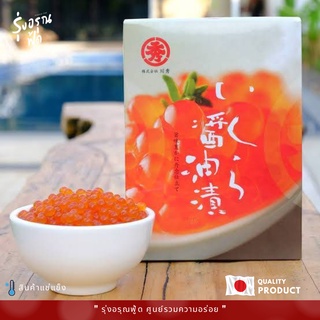 IKURA (SALMON ROE WITH SOY SAUCE)    ไข่ปลาแซลมอน ปรุงรสในซอสโชยุ-กล่องขาวส้ม 500 G./PACK