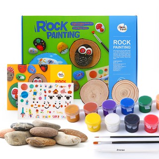 Joan Miro - Rock Painting ชุดเซตDIY ระบายสีบนก้อนหิน (ของแท้มีมอก.ฉลากภาษาไทย)