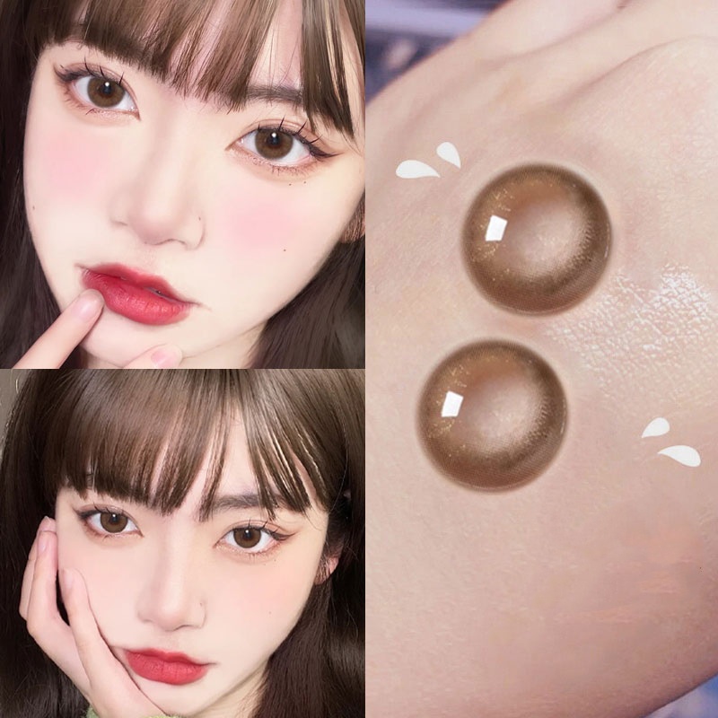 Yimeixi คอนแทคเลนส์สายตาสั้น 2 สี 0.00~-8.00 เกรดธรรมชาติ สีดํา คอนแทคเลนส์ mini คอนแทคเลนส์รายปี คอนเทคเลนส์สายตาสั้น ราคา ถูกที่สุด ดีลบีเคเค แกลเลอรีภาพที่ 7