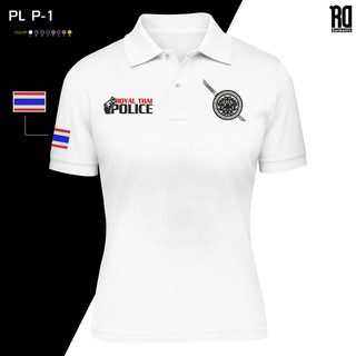 PL P-1 เสื้อโปโลตำรวจหญิง งานปัก