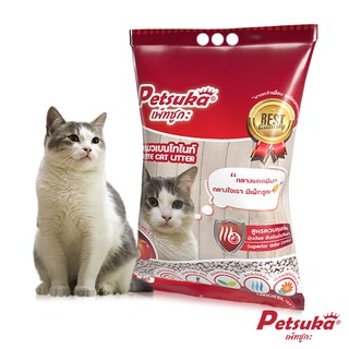 [Petsuka] ทรายแมวเบนโทไนท์ Petsuka กลิ่นแอปเปิ้ล 5ลิตร