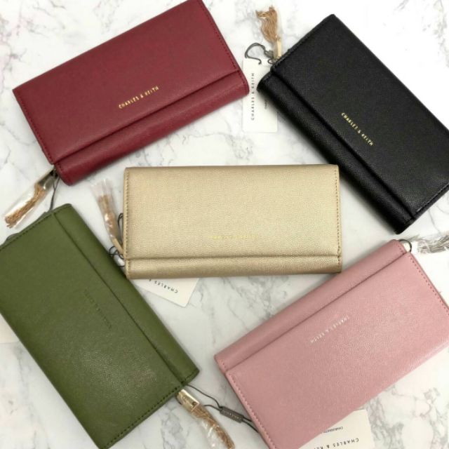 Hot Deal Tassel Detail Long Wallet Bag (Outlet) กระเป๋าแบรนด์เนม