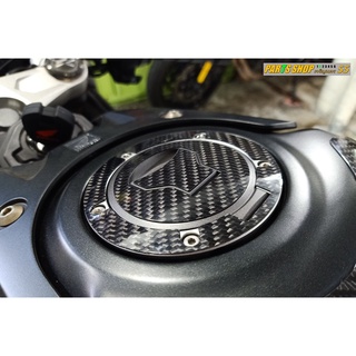 กันรอยฝาถังน้ำมัน CB650R CBR650R แบบ [ เพียวคาร์บอน ][ Maxtec ]