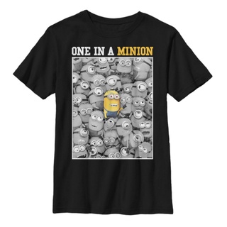 เสื้อยืดผ้าฝ้ายพรีเมี่ยม เสื้อยืดแขนสั้น พิมพ์ลาย Despicable Me Big Boy One Minions สําหรับผู้ชาย