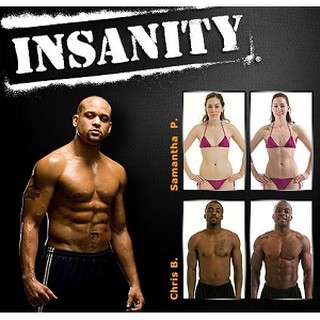 INSANITY DVD 7 แผ่น พร้อมตาราง คู่มือการเล่นและอาหาร