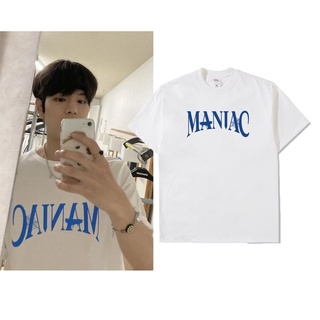 คอตต้อนคอกลมSeungmin maniac เสื้อเชิ้ต ขนาดใหญ่ สําหรับเด็กS-5XL