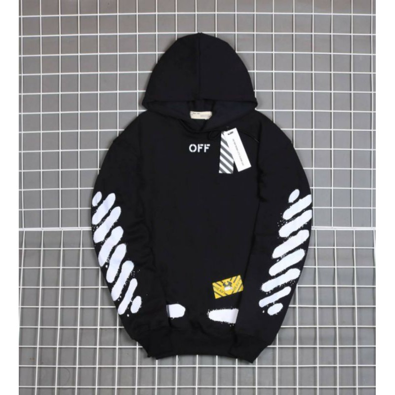 เสื้อฮู้ด JUMPER OFF-WHITE DIAGONAL SPRAY