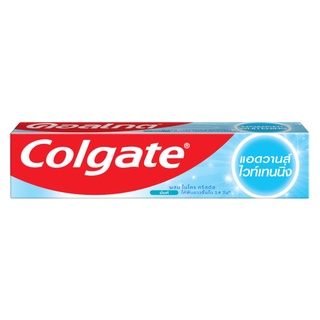 COLGATE คอลเกต ยาสีฟัน แอดวานส์ ไวท์เทนนิ่ง ฟันขาว ป้องกันฟันผุ  80g.