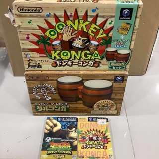 Donkey Konga Drum Set Controller Gamecube Wii กลองดองกี้คอง ดองกี้ คอง Kong Taiko