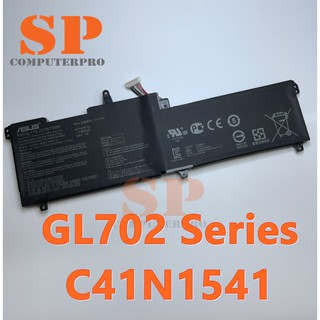 ASUS BATTERY แบตเตอรี่ของแท้ ASUS GL702 GL702V GL702VM Series model:C41N1541