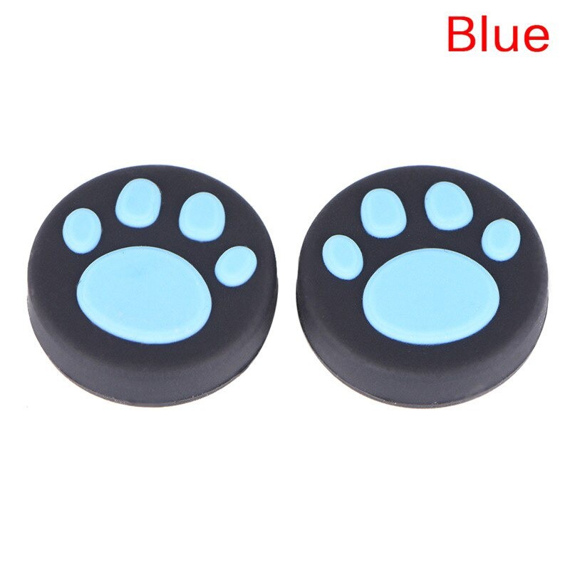 Analog Caps ลายเท้าแมว สำหรับ จอย PS2, PS3, PS4, PS5, Joy Pro, XBox 360, XBox one (จุกจอย)(จุกเท้าแมว)(ที่ครอบอนาล็อค)