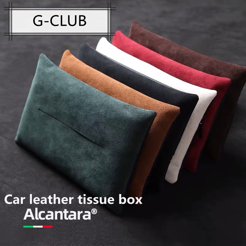 [สต๊อกพร้อม]G-CLUB Car tissue box Holder กล่องทิชชู่หนังรถยนต์ สําหรับ Benz Bmw Honda Toyota Mitsubis