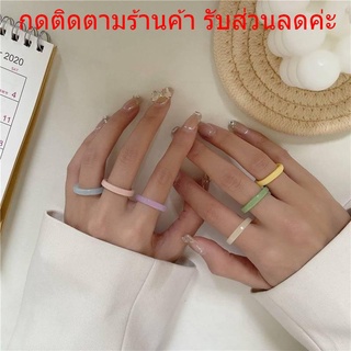 🔥ขั้นต่ำสั่ง 2ชิ้นไม่ถึงขอยกเลิกค่ะ🔥แหวนเรซิ่นกลมหลากสี17มม …