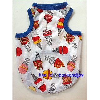 เสื้อกล้าม เสื้อยืดหมา แมว MZ3-4