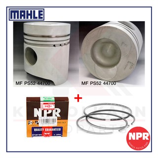 MAHLE ลูกสูบ+แหวน NPR สำหรับ MITSUBISHI FP318NR รุ่นเครื่อง 6D22 (O=6มม.)