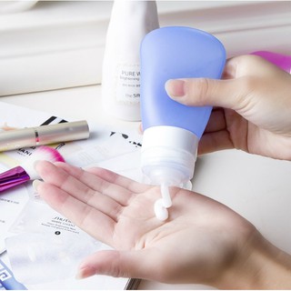 Silicone bottle divider gel cream  ขวดซิลิโคนแบ่งครีม,เจล ศูนย์ยากกาศ เซท 4 ขวด