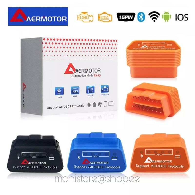 [New!!] Aermotor OBD2 ELM327 Car Diagnostic Adaptor