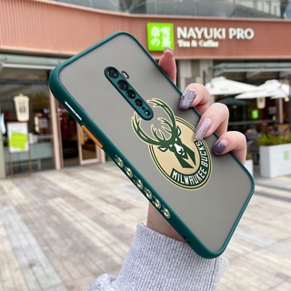 เคสโทรศัพท์มือถือ ทรงสี่เหลี่ยม ป้องกันเลนส์กล้อง กันกระแทก ลายกวาง สําหรับ OPPO Reno 2 Reno2 F Reno 2Z 2F