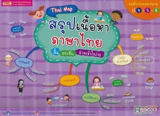 Thai Map สรุปเนื้อหาภาษาไทย สั้น กระชับ อ่านเข้าใจง่าย ระดับประถมปลาย ป.4-5-6