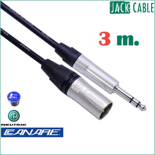 สาย TRS To XLR - เกรดมืออาชีพ - CANARE L-2T2S With NEUTRIK (3m)