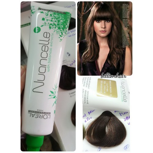 Loreal Paris Nuancelle with Botanical Extracts color # Moccha Brown M สีน้ำตาลอ่อนมอคค่า สำหรับปกปิด