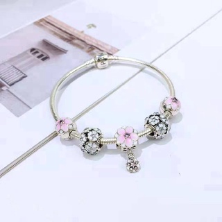 Pandora Mulan ชุดสร้อยข้อมือแฟชั่น พร้อมกล่องของขวัญวันเกิด as68 ci686 hg3yt566r5 bstz149