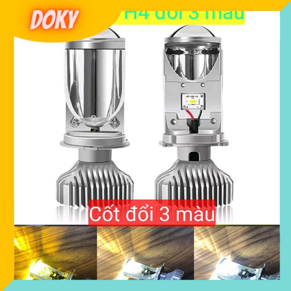 ไฟหน้า LED L6K 3 สี LED ไฟหน้าสําหรับรถจักรยานยนต์, OTO CHANGE COS 3 สี - DPL6K3M