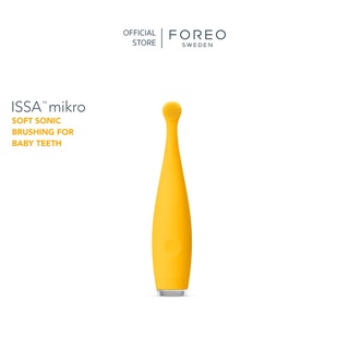 FOREO ISSA Mikro - Sunflower Yellow แปรงสีฟันไฟฟ้า ฟอริโอ้ อิซซ่าไมโคร สีเหลือง (สำหรับเด็ก 0-5 ขวบ)