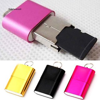 【RB】อะแดปเตอร์การ์ดรีดเดอร์ ความเร็วสูง Mini USB 2.0 Micro SD TF T-Flash