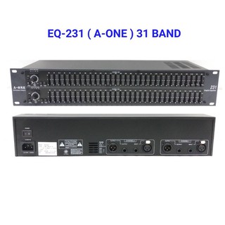 A-ONE อีคิวอีควอไลเซอร์31ช่อง รุ่น EQ-231 - สีดำ จัดส่งฟรี เก็บเงินปลายทางได้