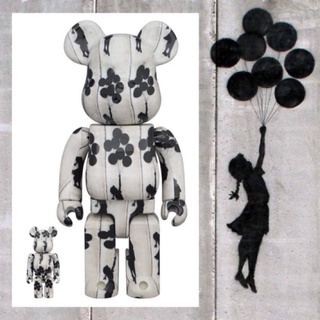 🔹พร้อมส่ง🔹 BEARBRICK Flying Balloons Girl 100％ &amp; 400％
