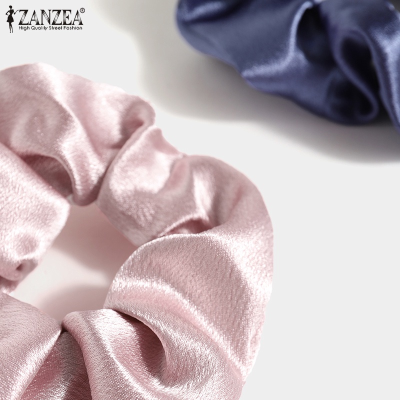 Women Fashion Solid Candy Color Party Fascinators Hair Elasitc Hair Ring — صورة 8