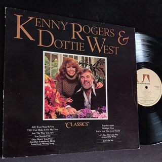 แผ่นเสียง 12 นิ้ว รวมเพลงรัก Kenny Rogers&amp; Dottie West ทดลองฟังได้ครับ