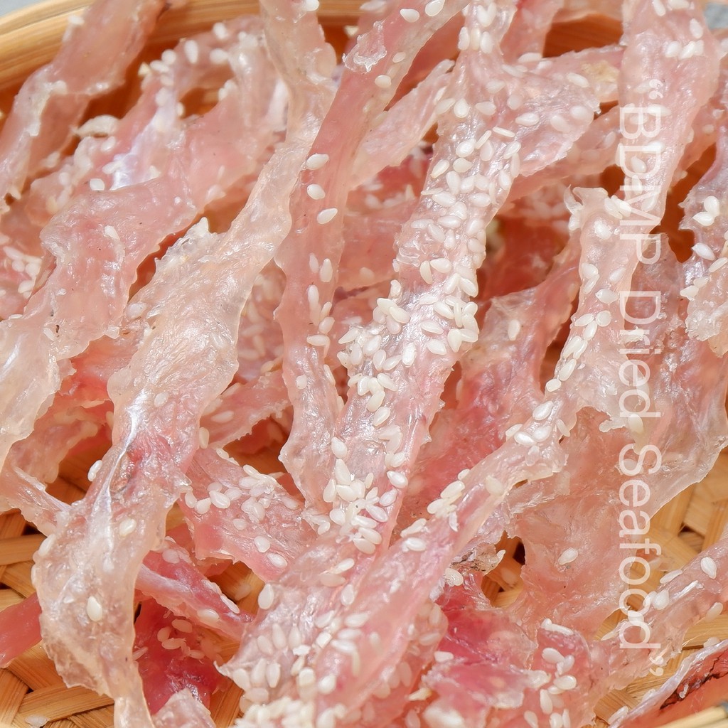 BDMP ปลาหวานเส้นโรยงา น้ำหนัก 100 กรัม