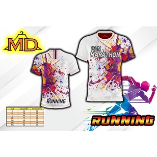 🔥พร้อมส่ง🔥 เสื้อกีฬา เสื้อวิ่ง run funrun marathon มาราธอน ผ้าไมโครเกรดดี แห้งไว ไม่ติดตัว ระบายอากาศได้ดี